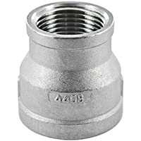 KI - Manguito reductor de acero inoxidable V4A- rosca 1&quot- x 1-2&quot-